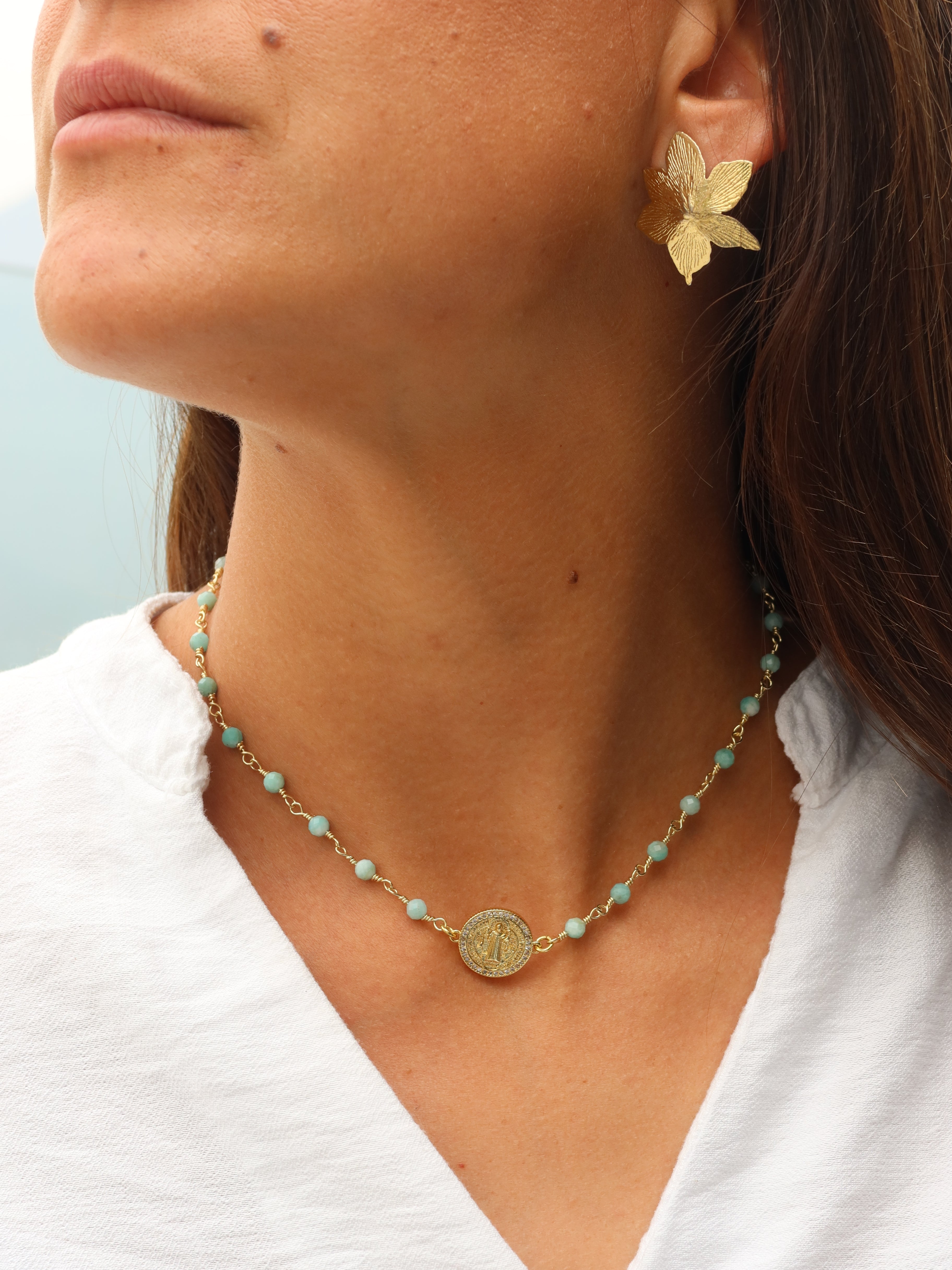 Collar Agustina Turquesa